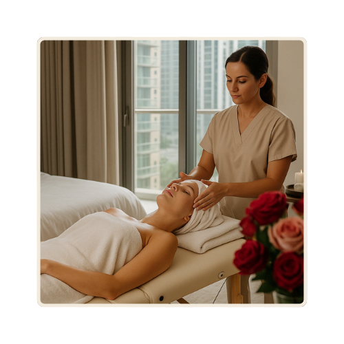 In-Villa Spa Experience – Massage & Facial